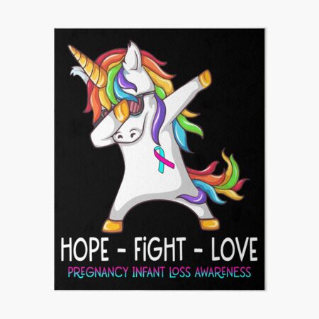 Item preview, Hope Fight Love Pregnancy Infant Loss Awareness designed and sold by Brad-FI.