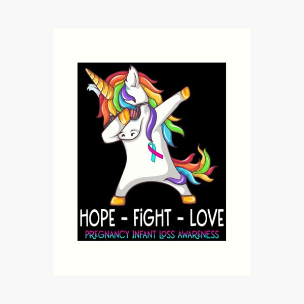 Item preview, Hope Fight Love Pregnancy Infant Loss Awareness designed and sold by Brad-FI.