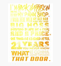 I'M RICK HARRISON Photographic Print