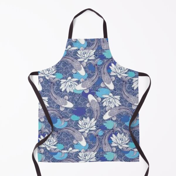Item preview, Japanese Lotus Flower Carp Koi Pattern designed and sold by PiouLifeStyleCo.