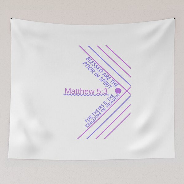 Item preview, Matthew 5:3 Blessed are the poor in spirit-Bible verse designed and sold by Mammanation.