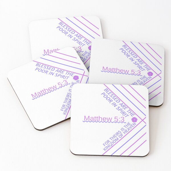 Item preview, Matthew 5:3 Blessed are the poor in spirit-Bible verse designed and sold by Mammanation.