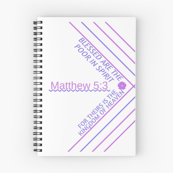 Item preview, Matthew 5:3 Blessed are the poor in spirit-Bible verse designed and sold by Mammanation.