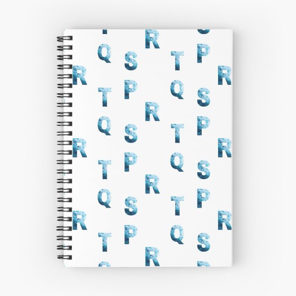 Item preview, Ocean Waves Alphabet Sticker Pack (P, Q, R, S, T) designed and sold by LiveAndGlow.