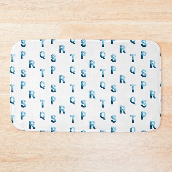 Item preview, Ocean Waves Alphabet Sticker Pack (P, Q, R, S, T) designed and sold by LiveAndGlow.