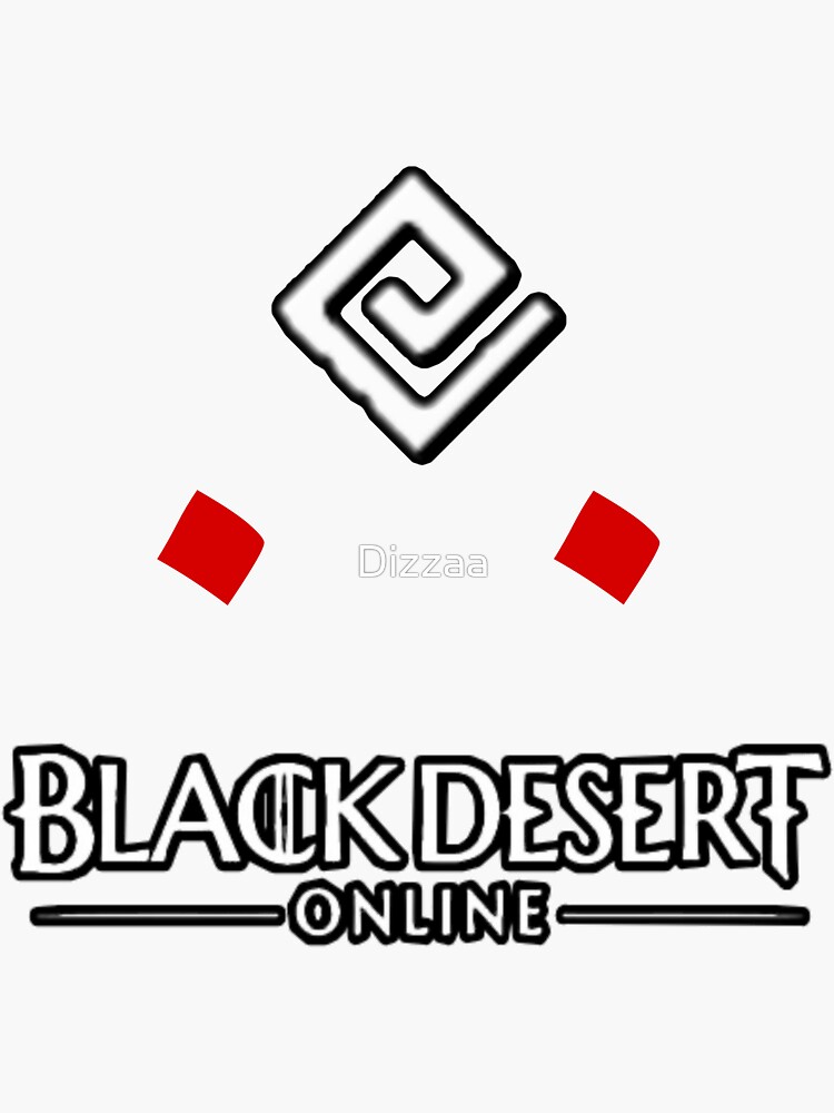 "Black Desert Online game gifts black spirit" Sticker for Sale by