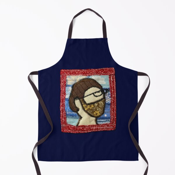 Item preview, Self Portrait (Micro Quilt Series 6”x4” quilted fabric & clothing) designed and sold by SAMGordonART.