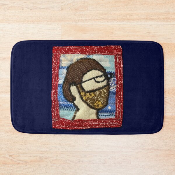 Item preview, Self Portrait (Micro Quilt Series 6”x4” quilted fabric & clothing) designed and sold by SAMGordonART.