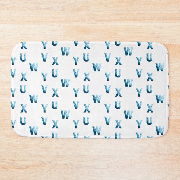 Item preview, Ocean Waves Alphabet Sticker Pack (U, V, W, X, Y) designed and sold by LiveAndGlow.