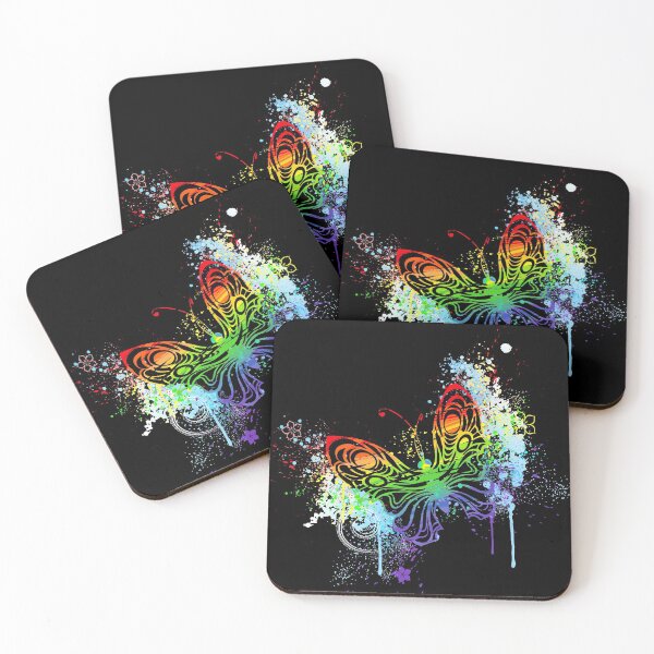 Item preview, Abstract Colorful Butterfly Art  designed and sold by TimeOfTheFuture.