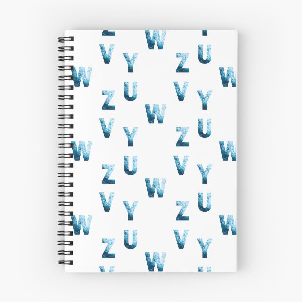 Item preview, Ocean Waves Alphabet Sticker Pack (U, V, W, Y, Z) designed and sold by LiveAndGlow.