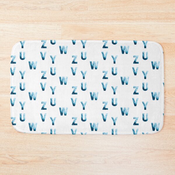 Item preview, Ocean Waves Alphabet Sticker Pack (U, V, W, Y, Z) designed and sold by LiveAndGlow.
