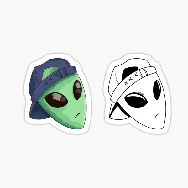 martian men Sticker