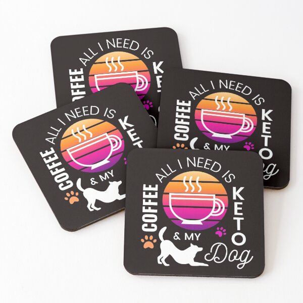 Item preview, All I Need Is Coffee Keto and My Dog  designed and sold by NoirOwned.