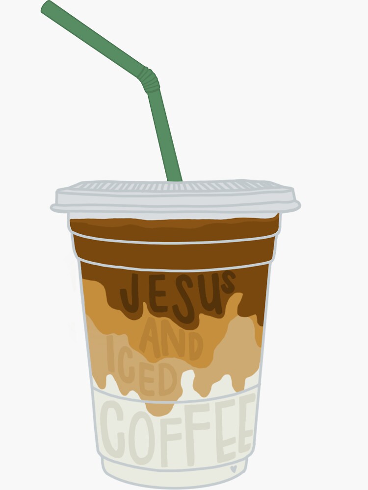 iced coffee Sticker for Sale by ahp00