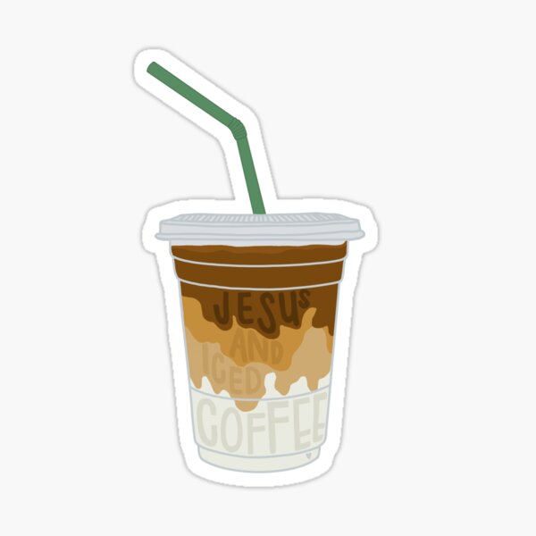 iced coffee Sticker for Sale by ahp00