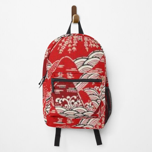 Item preview, Japanese Red Mountain Pattern designed and sold by PiouLifeStyleCo.