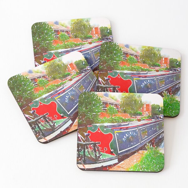 Item preview, The Narrowboat Malahat Along The Nottingham Canal designed and sold by Douglas E. Welch Design and Photography.
