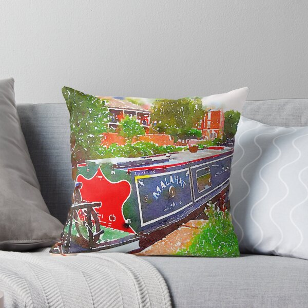 Artikelvorschau, Die Narrowboat Malahat entlang des Nottingham Canal entworfen und verkauft von Douglas E. Welch Design and Photography.