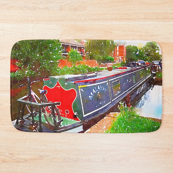 Item preview, The Narrowboat Malahat Along The Nottingham Canal designed and sold by Douglas E. Welch Design and Photography.