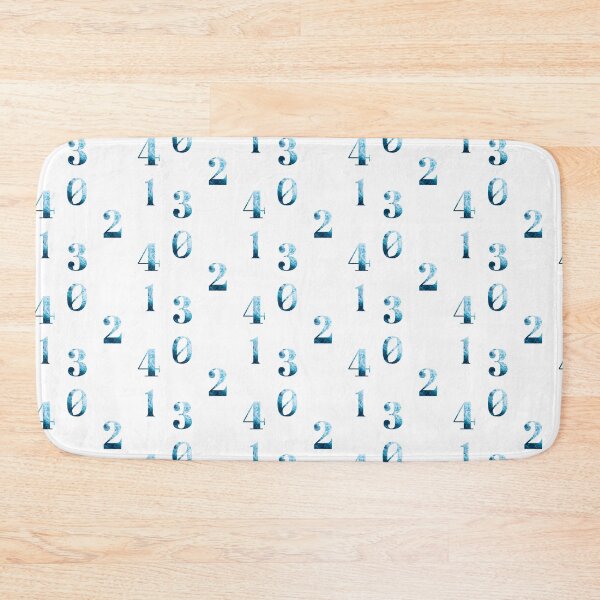 Item preview, Ocean Waves Numbers Sticker Pack (0, 1, 2, 3, 4) designed and sold by LiveAndGlow.