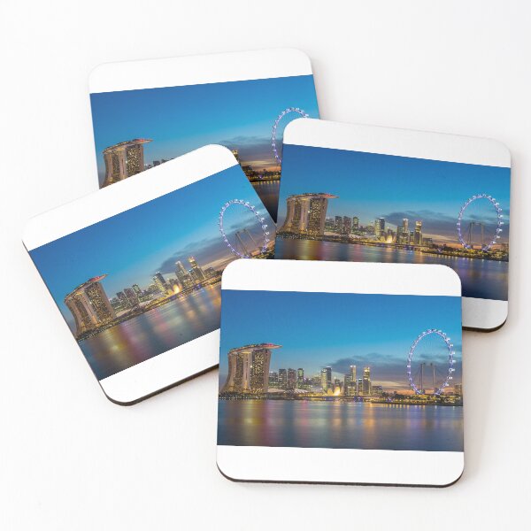 Item preview, Sunset at Marina Bay Area, Singapore designed and sold by OliverTLChan.