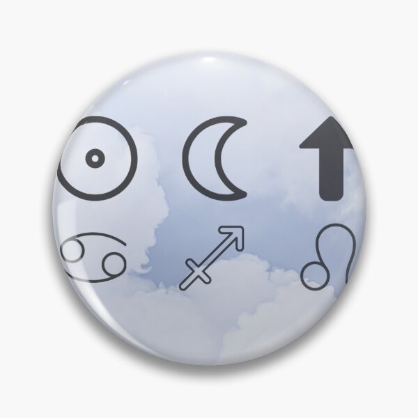 Item preview, cancer sun, sagittarius moon, leo rising sticker designed and sold by lolidek.