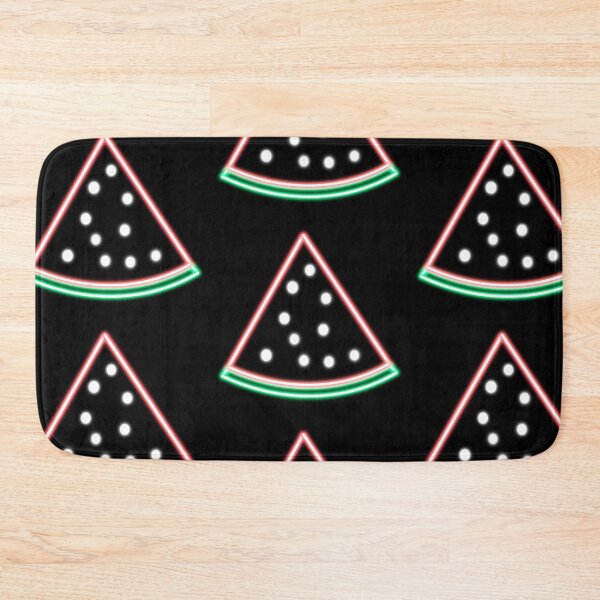 Item preview, Neon Red and Green Watermelon Slice Drawing designed and sold by ADreamWorld.