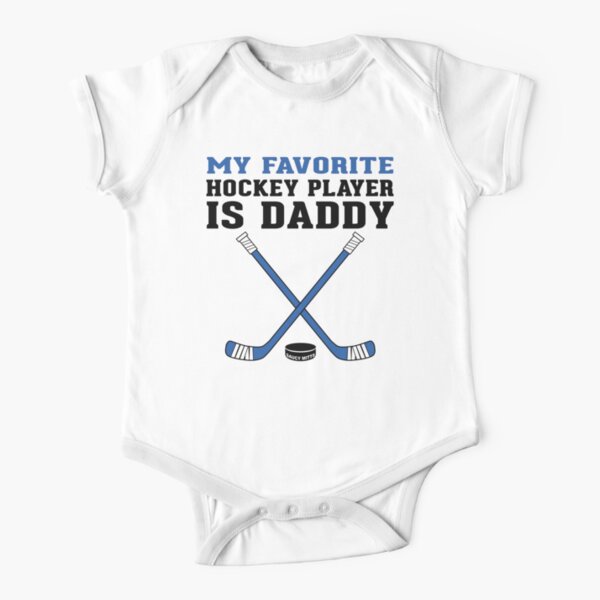 My Daddy and I are Detroit fans baby bodysuit hockey infant one piece