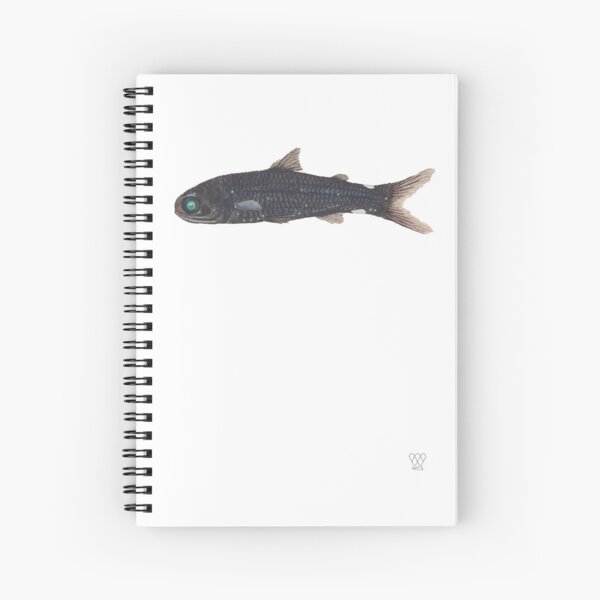 Green-Eyed Lantern Fish Spiral Notebook