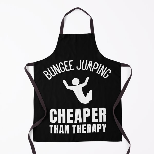 Item preview, Bunjee Jumping Cheaper Than Therapy designed and sold by Crafty-Mornings.
