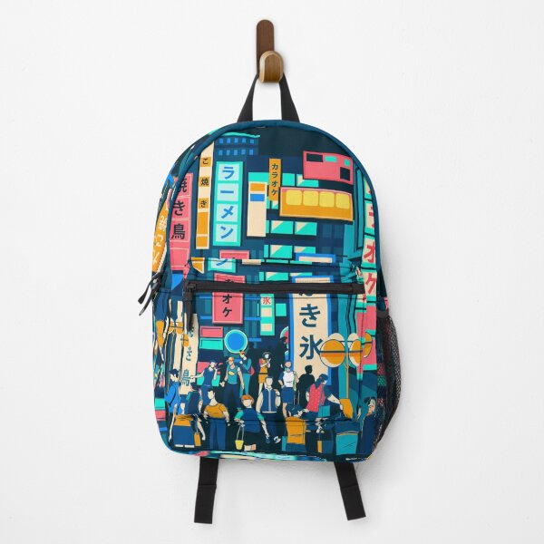 Item preview, People Standing Modern Japanese Street designed and sold by Peekonet.
