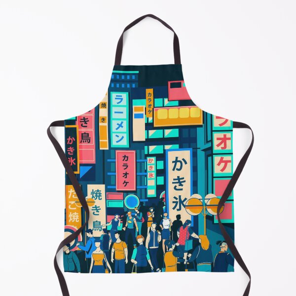 Item preview, People Standing Modern Japanese Street designed and sold by Peekonet.