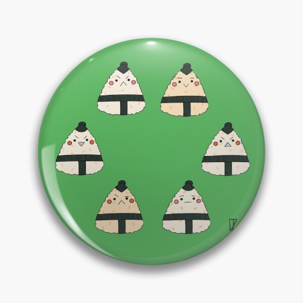 Item preview, Sumo Onigiri Party Pack (circle) designed and sold by pinkbraintree.