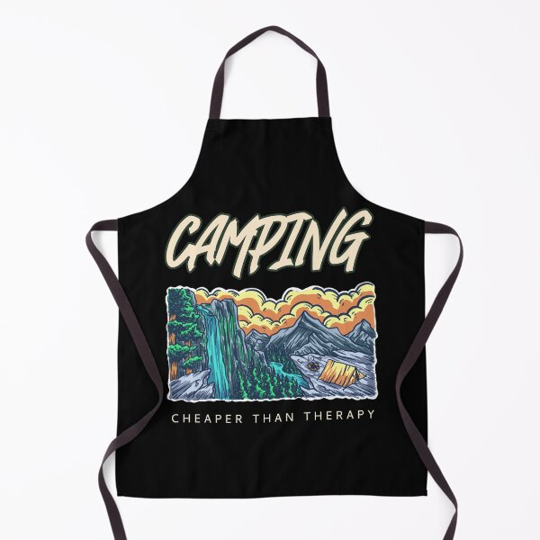 Item preview, Camping Cheaper Than Therapy designed and sold by Crafty-Mornings.
