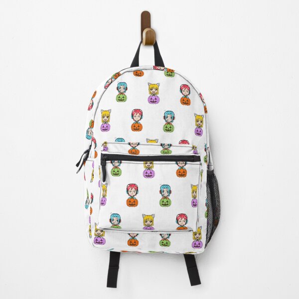 Item preview, Just A Girl Who Loves Anime and Pumpkin Halloween Pattern Purple Green Orange Funny designed and sold by HppyStrngHelthy.