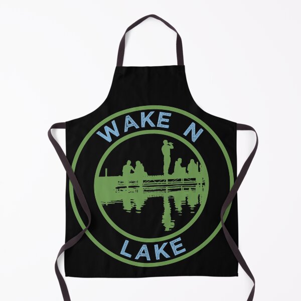 Item preview, Wake N Lake Funny Lake Dock Summer Camping  Outdoors designed and sold by TKsTees.