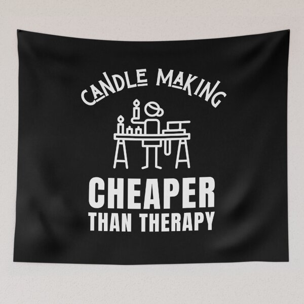 Item preview, Candle Making Cheaper Than Therapy designed and sold by Crafty-Mornings.