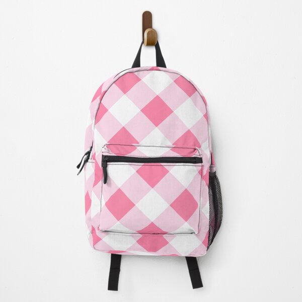 Artikelvorschau, Kaugummirosa Gingham entworfen und verkauft von L Diane Johnson.