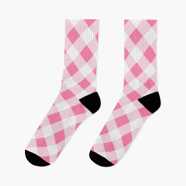 Artikelvorschau, Kaugummirosa Gingham entworfen und verkauft von L Diane Johnson.