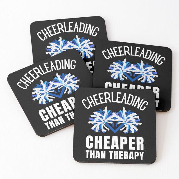 Item preview, Cheerleading Cheaper Than Therapy designed and sold by Crafty-Mornings.