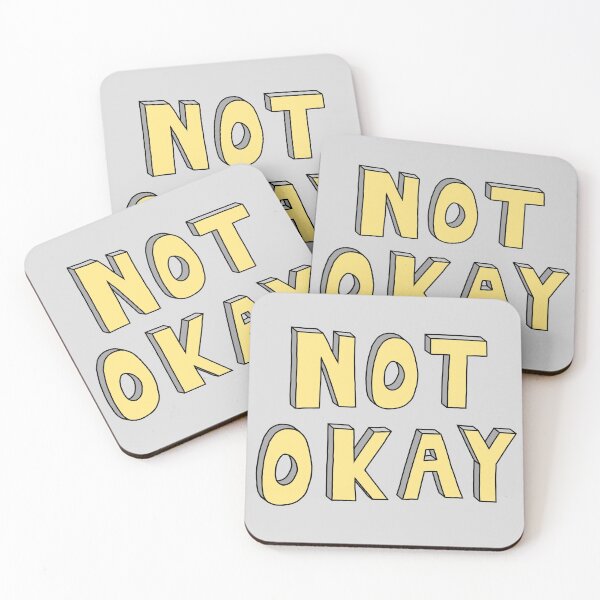 Item preview, Not Okay - Yellow designed and sold by TheeForestFox Shop.