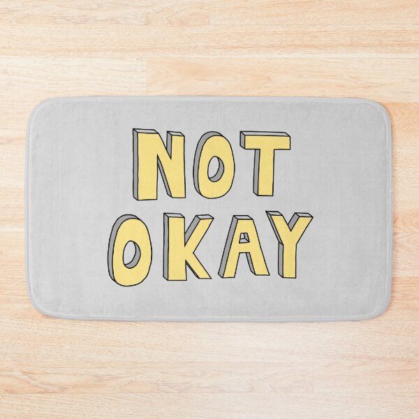 Item preview, Not Okay - Yellow designed and sold by TheeForestFox Shop.