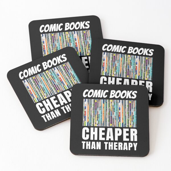Item preview, Comic Books Cheaper Than Therapy designed and sold by Crafty-Mornings.