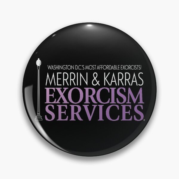 Item preview, Merrin & Karras Exorcism Services designed and sold by CuriousCurios.
