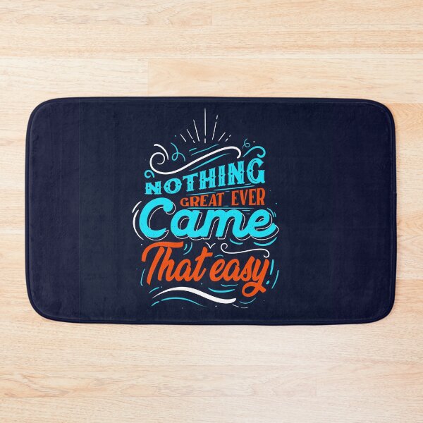 Item preview, Positive Lettering Nothing Great Ever Came That Easy Background designed and sold by Peekonet.