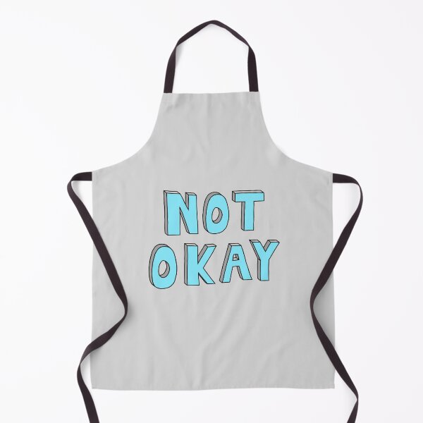 Item preview, Not Okay - Blue designed and sold by TheeForestFox Shop.