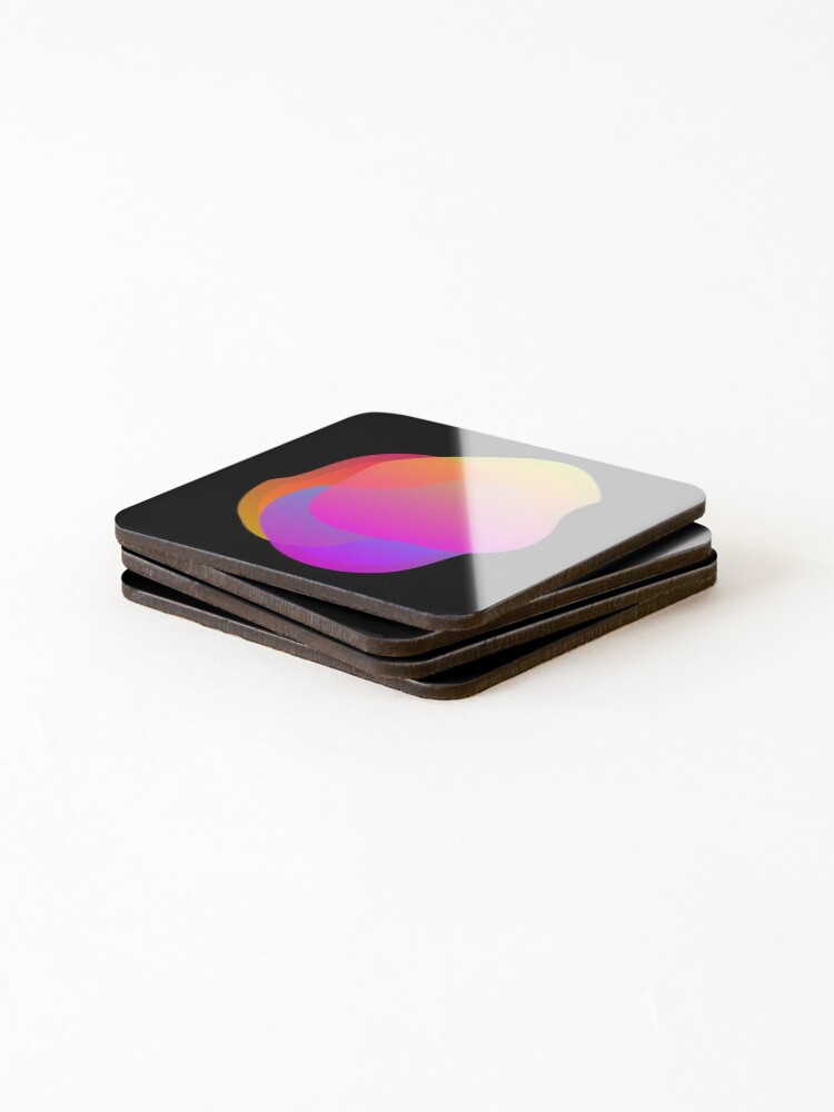 Thumbnail 4 of 5, Coasters (Set of 4), Color Gradient Pattern designed and sold by Earthjoys.