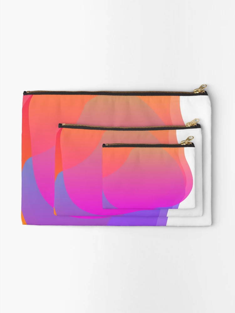 Thumbnail 2 of 4, Zipper Pouch, Color Gradient Pattern designed and sold by Earthjoys.