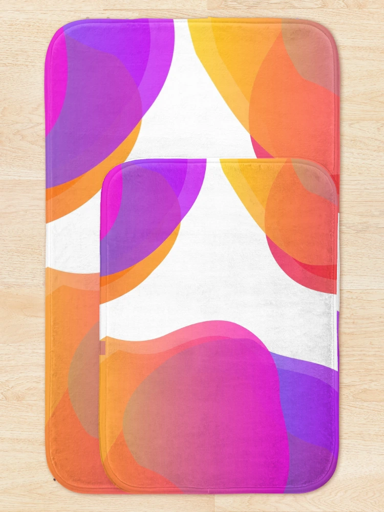 Thumbnail 5 of 6, Bath Mat, Color Gradient Pattern designed and sold by Earthjoys.